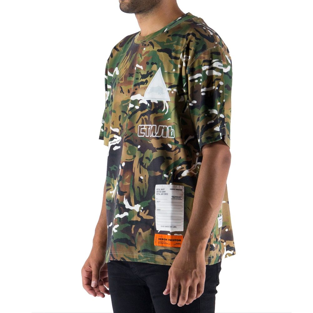 Heron Preston Bicolor Cotton T-Shirt