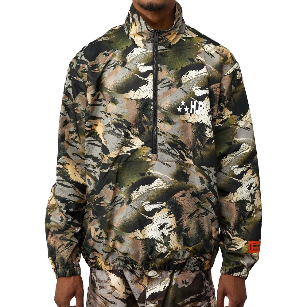 Heron Preston Bicolor Polyamide Shell Jacket