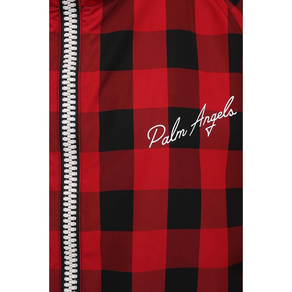 Palm Angels Red Polyamide Shell Jacket