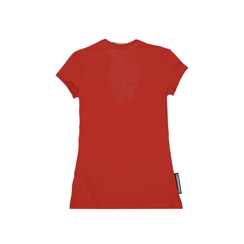 Dsquared² Red Cotton T-Shirt
