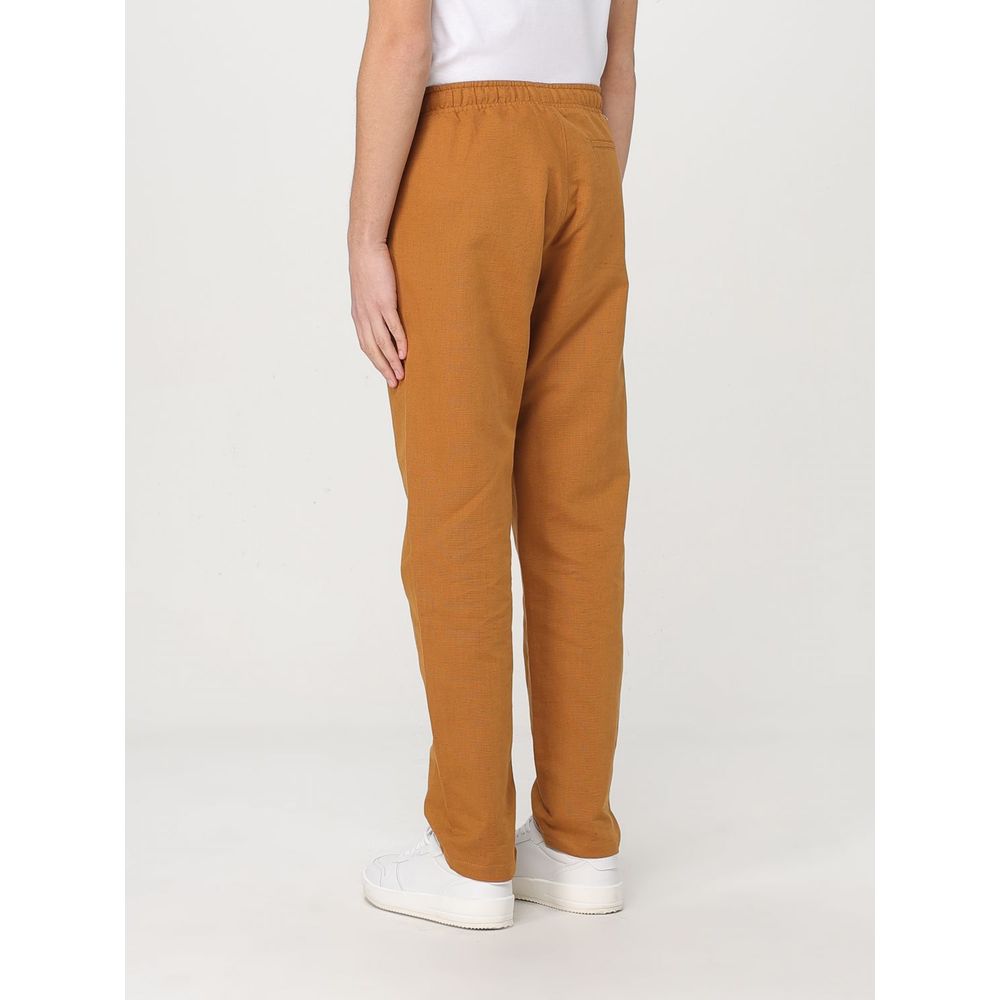 Colmar Brown Linen Casual Pants