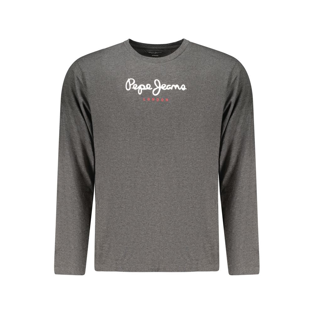 Pepe Jeans Grigio Cotton Men T-Shirt