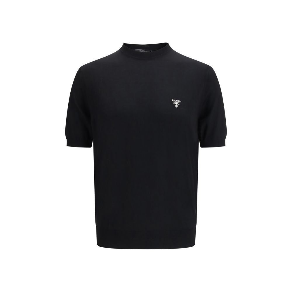 Prada Black Wool T-Shirt