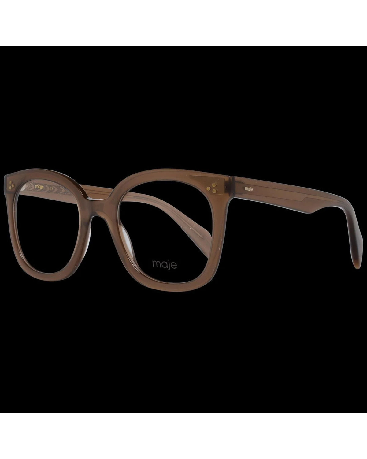 Maje Brown Plastic Glasses (Frames)