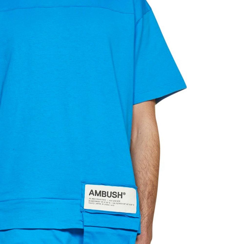 Ambush Blue Cotton T-Shirt