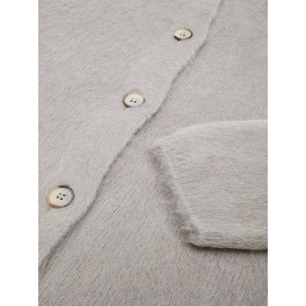 Gran Sasso Beige Wool Cardigan