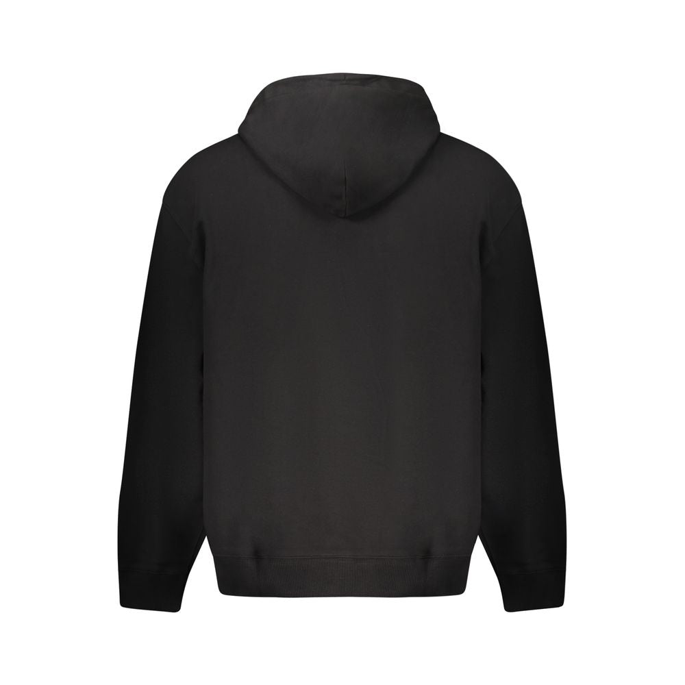 Calvin Klein Black Cotton Men Hoodie