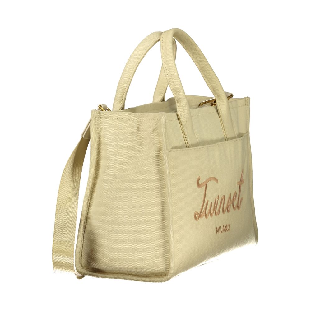 Twinset Beige Cotton Women Tote