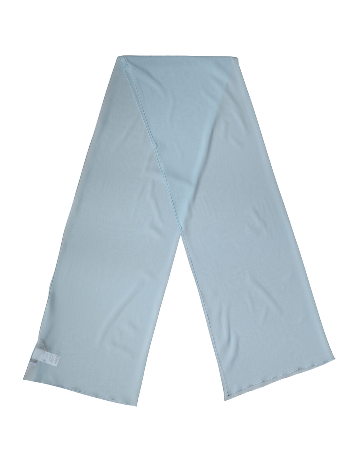 Dolce & Gabbana Light Blue Silk Neck Wrap Shawl Stole 200cm x 64cm  Scarf