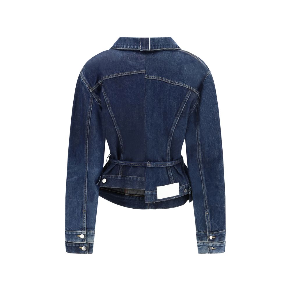 E.L.V. DENIM Blue Cotton Denim Jacket