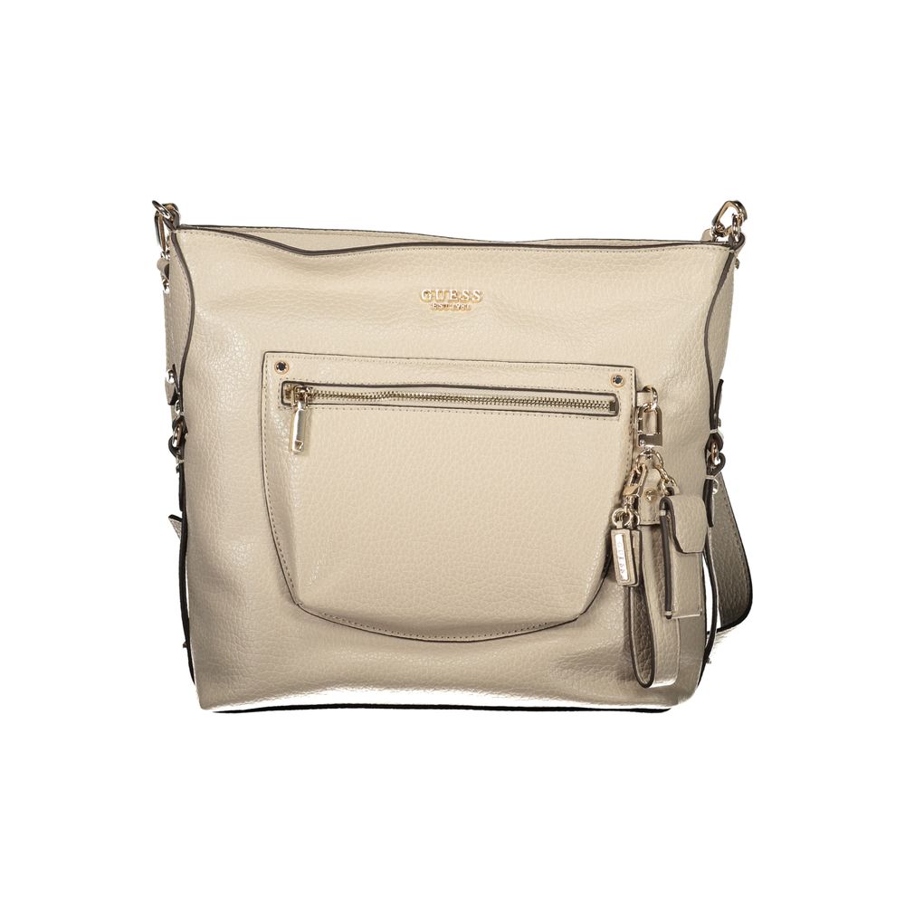 Guess Jeans Beige Polyurethane Women's Handbag