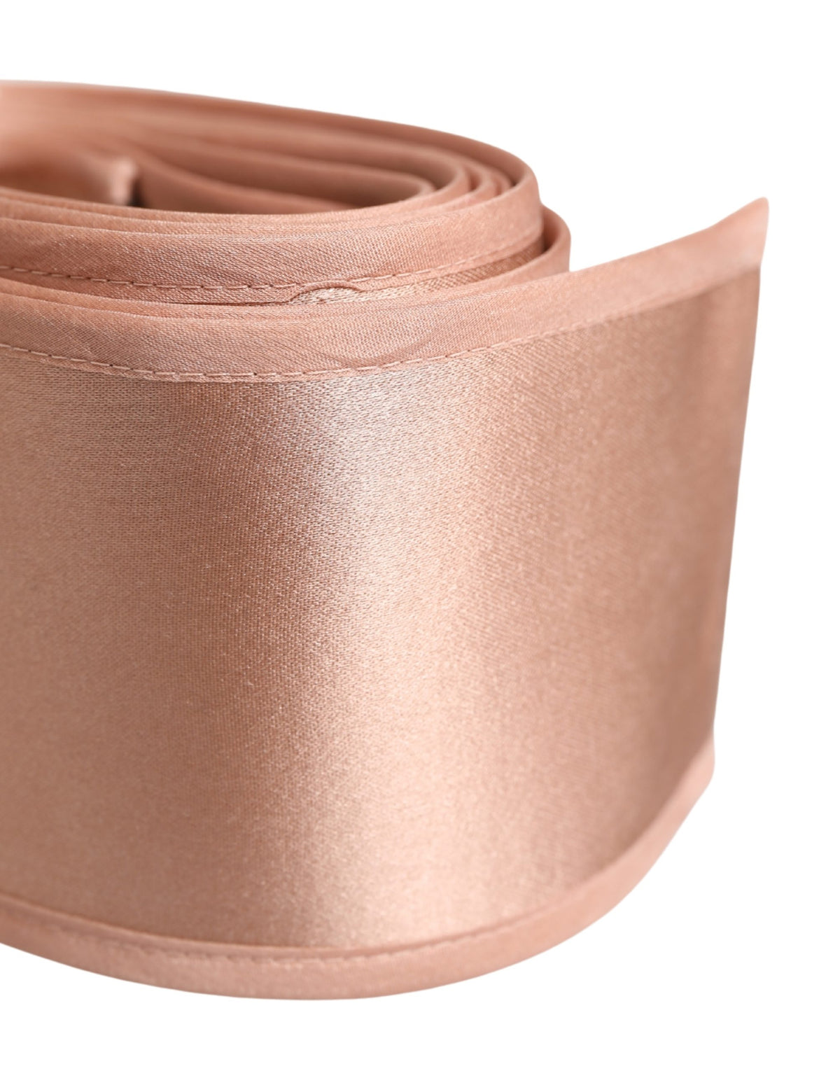 Dolce & Gabbana Light Pink Silk Satin Waist Women Cintura Belt