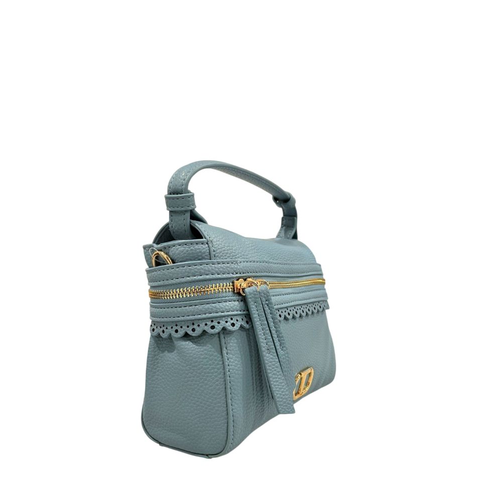 Twinset Blue PU Women Handbag