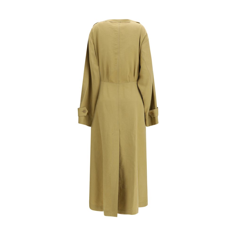 Petar Petrov Beige Lyocell Trench Coat