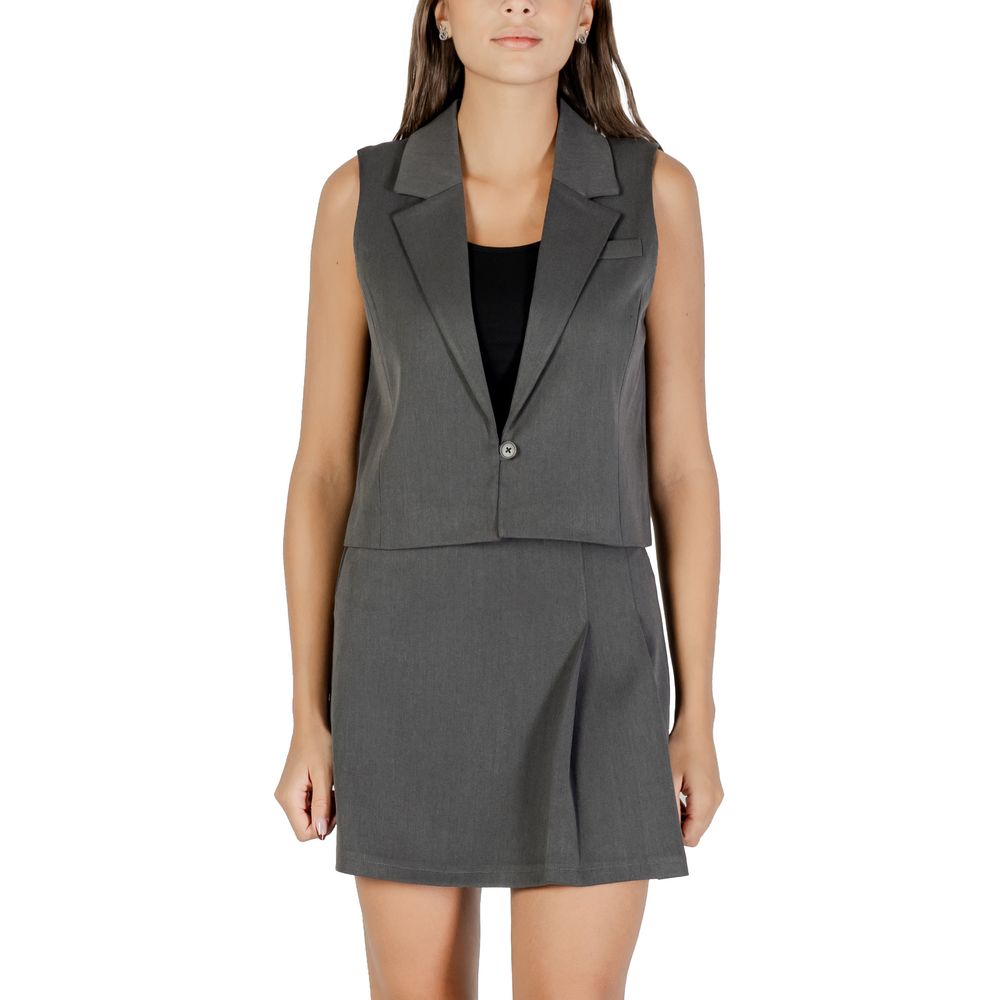 Only Gray Recycled Polyester Waistcoat