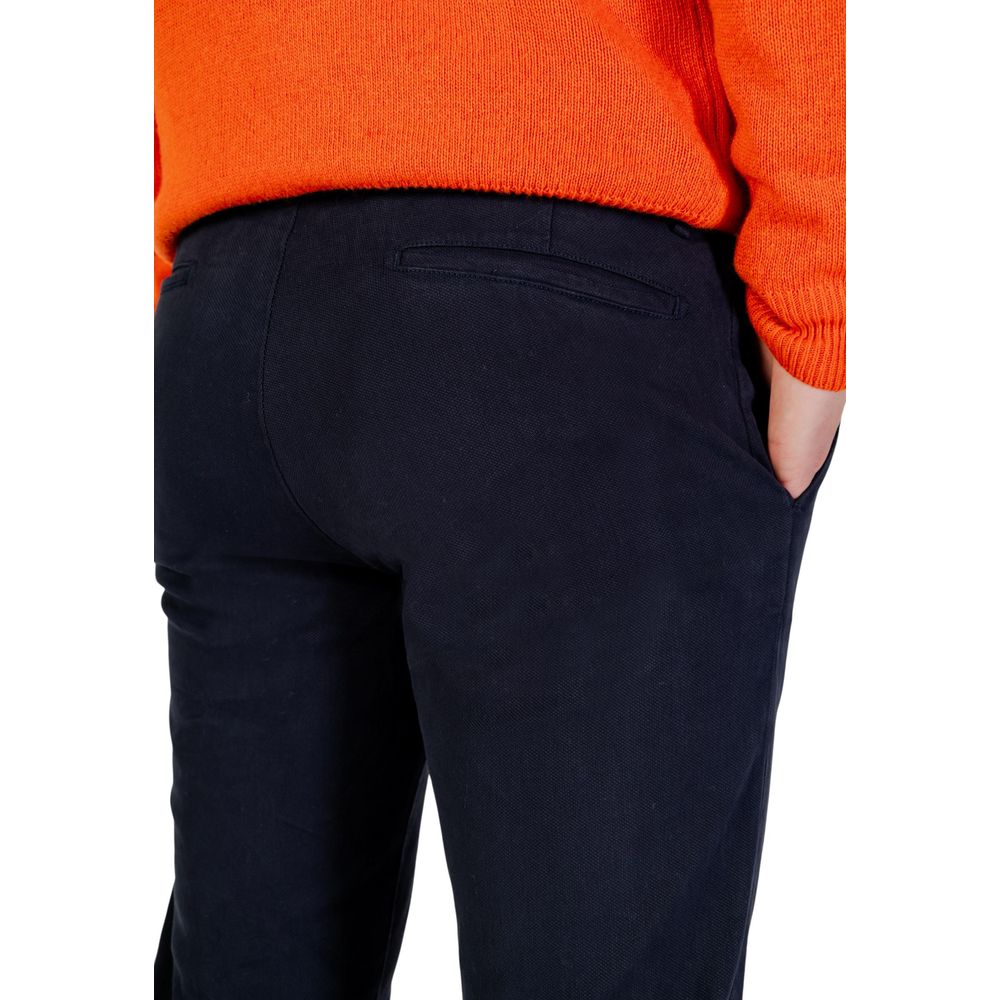 Borghese Blue Cotton Skinny Pants