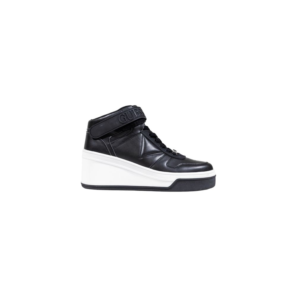 Guess Black Polyethylene Platform Sneakers