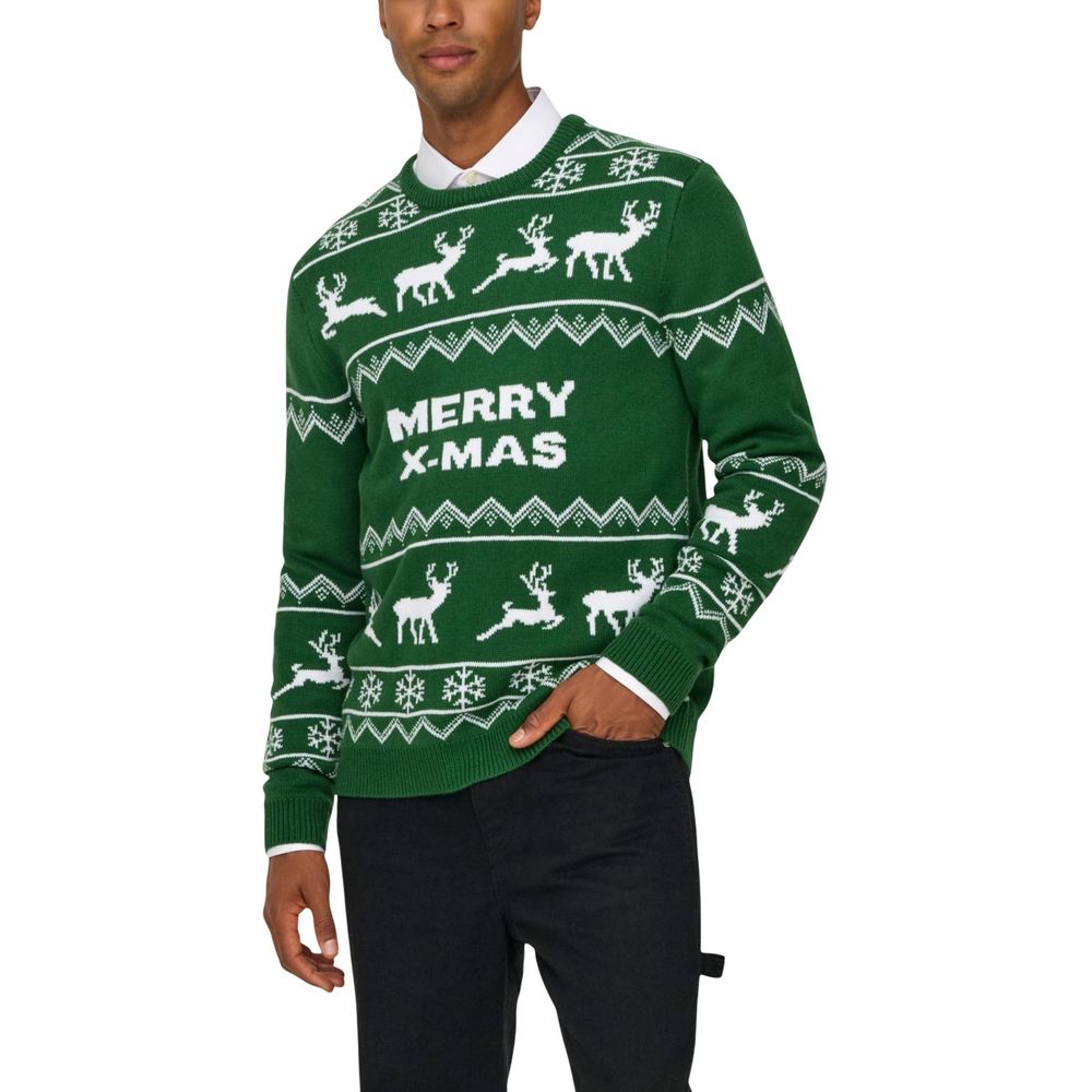 Only & Sons Bicolor Marabou Sweatshirt