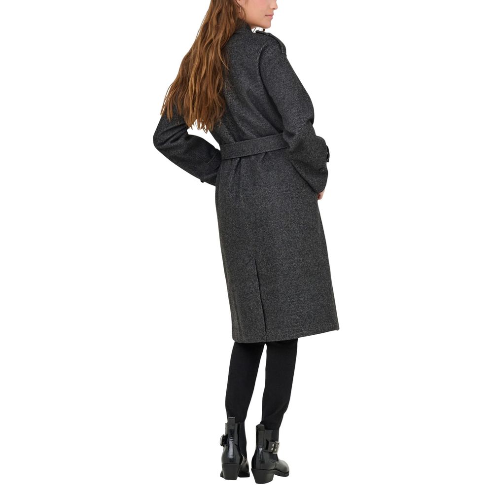 Only Gray Recycled Polyester Coat