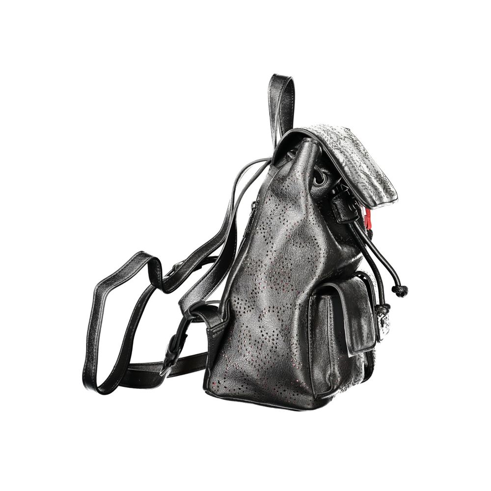Desigual Black Polyurethane Women's Mini Backpack