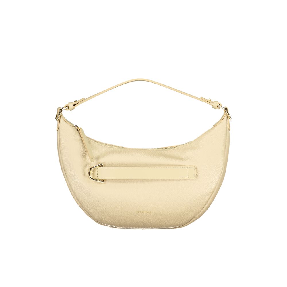 Coccinelle Beige Leather Women Handbag