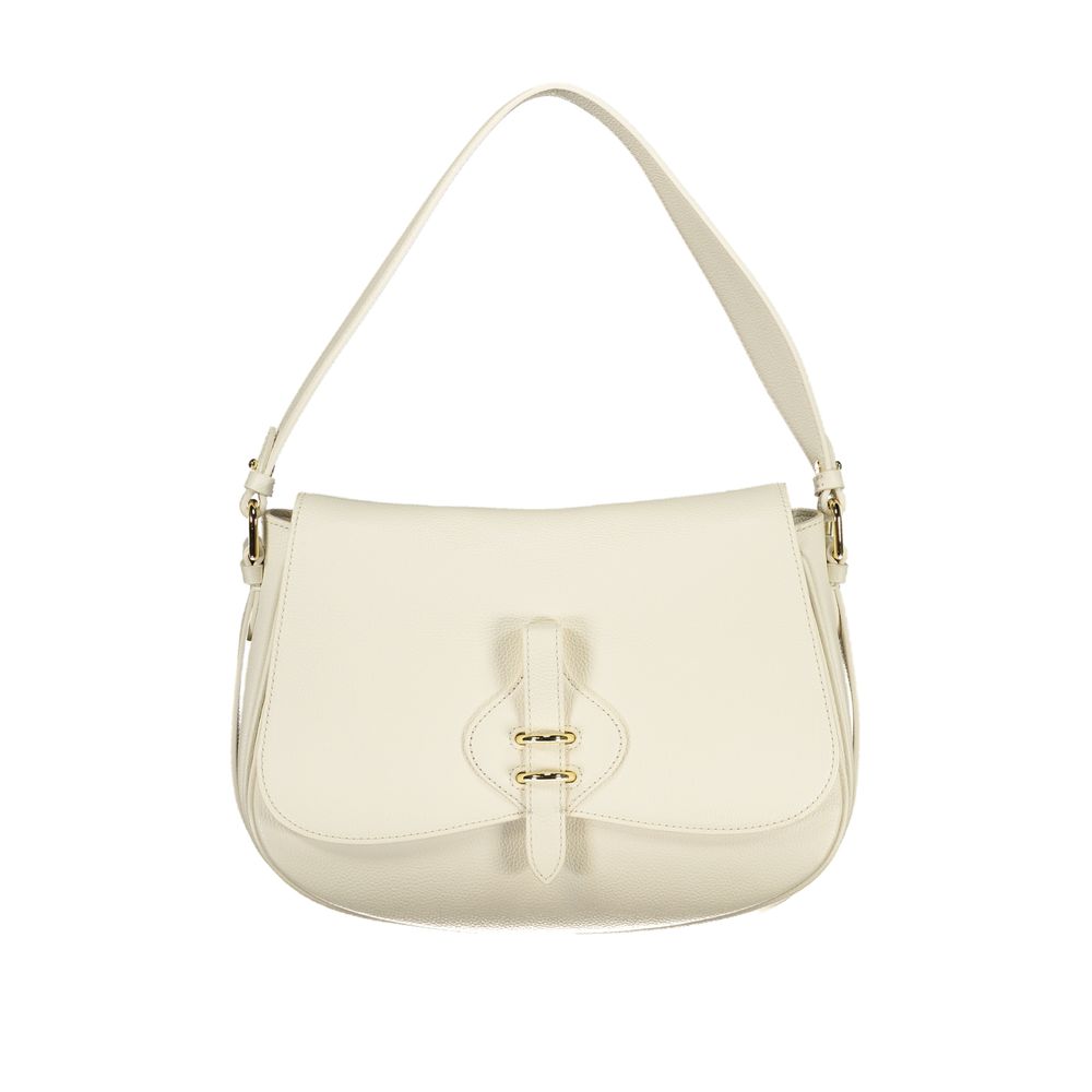 Coccinelle Bianco Leather Women Handbag