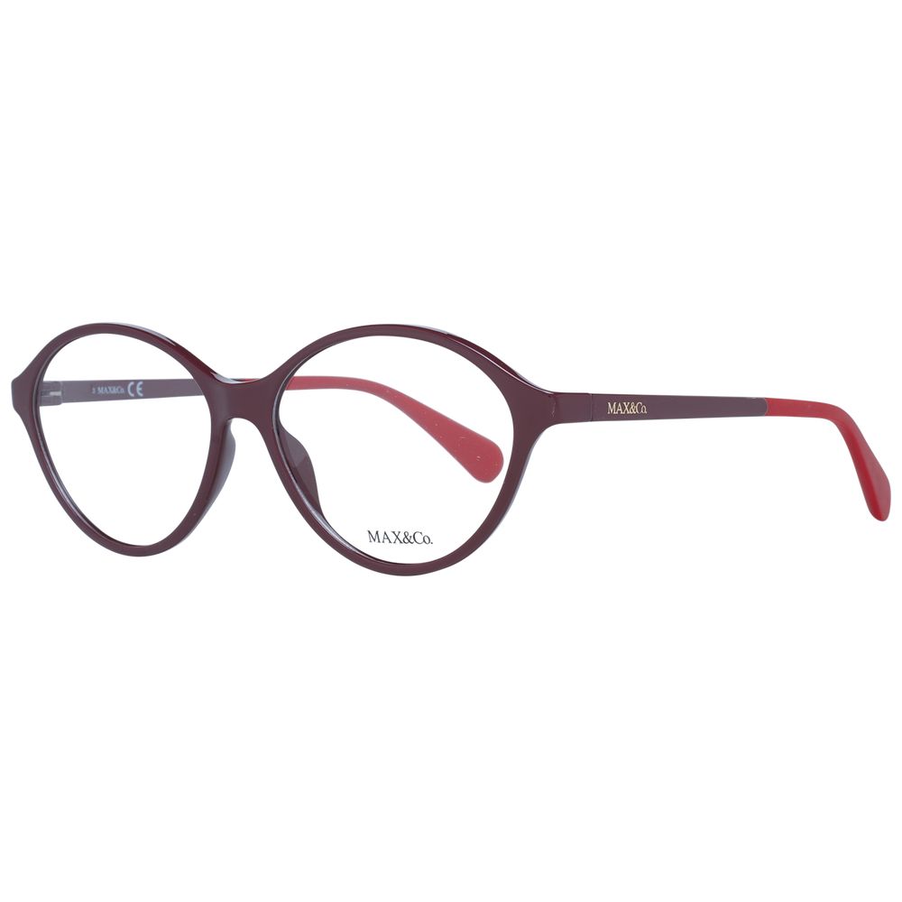 Max & Co Burgundy Plastic Glasses (Frames)