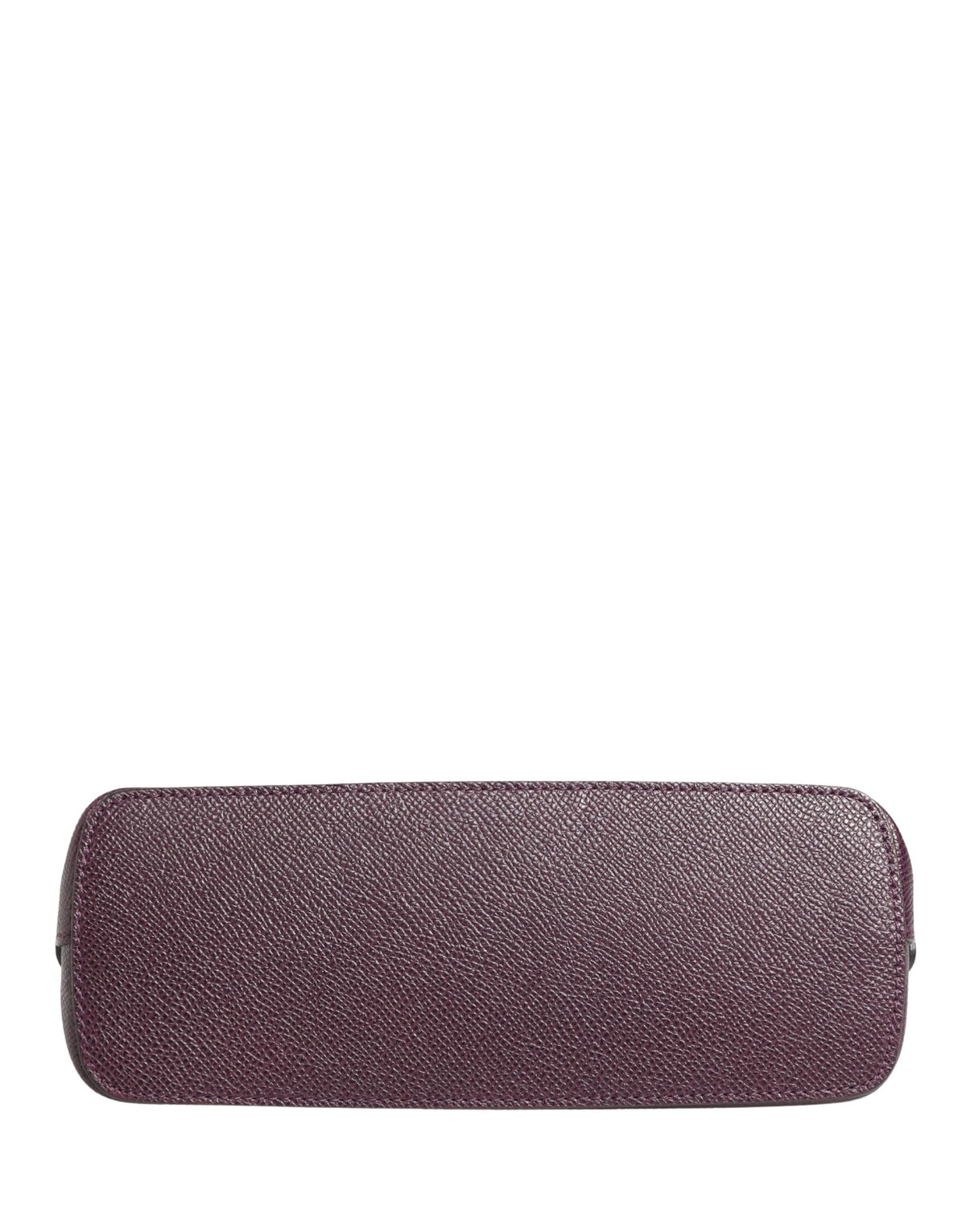 Dolce & Gabbana Dark Purple Leather DG Logo Zip Around Hand Purse Wallet