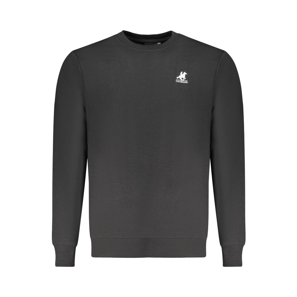 U.S. Grand Polo Black Cotton Men's Sweatshirt