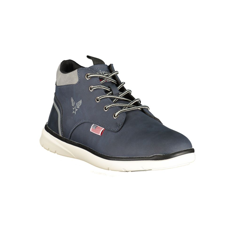 Avirex Blue Polyurethane Men Ankle Boot