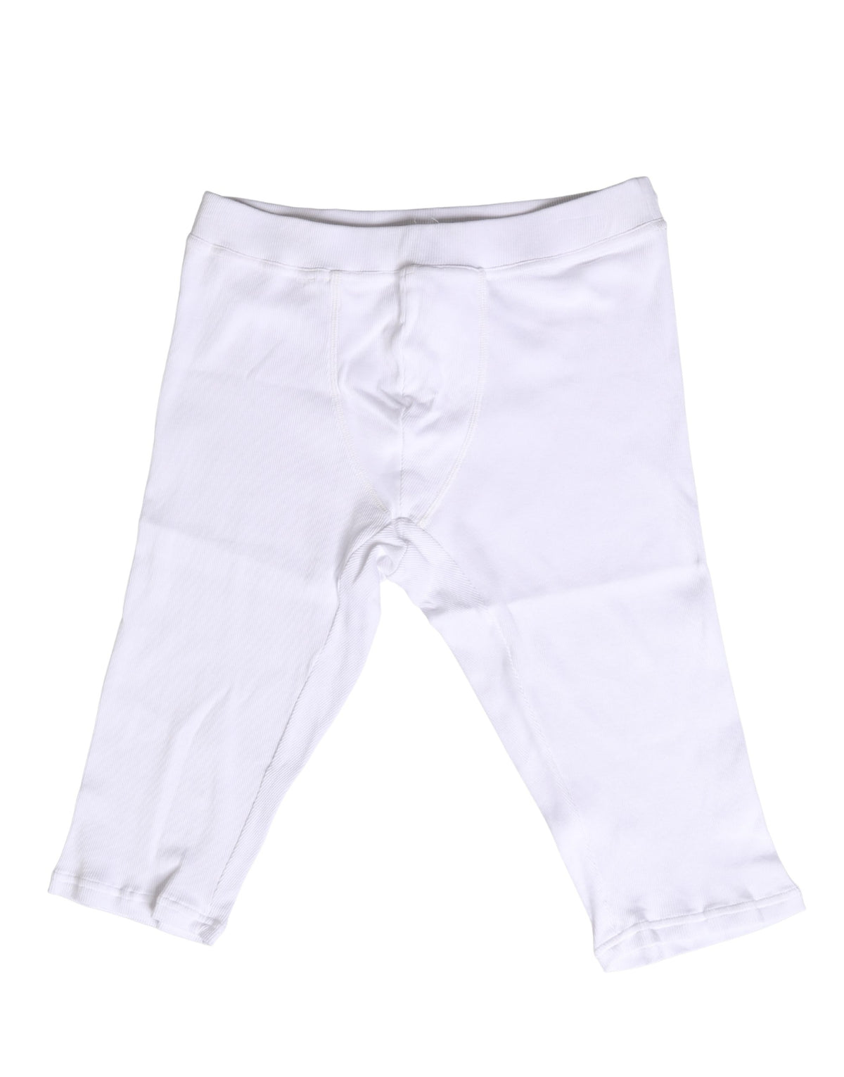 Dolce & Gabbana White Cotton Short Johns Men Pants Underwear