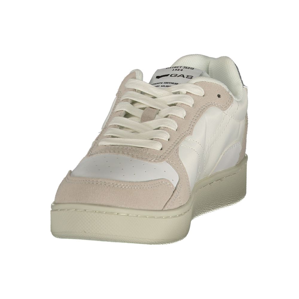 Gas White Polyurethane Women Sneaker