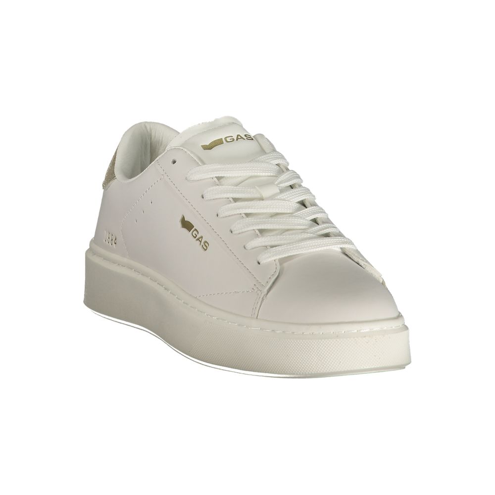 Gas White Polyurethane Women Sneaker