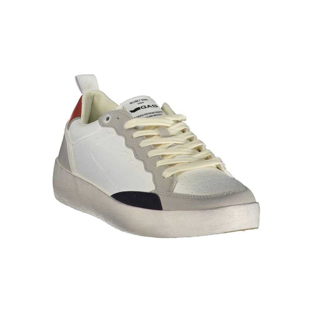 Gas White Polyurethane Men's Sneaker