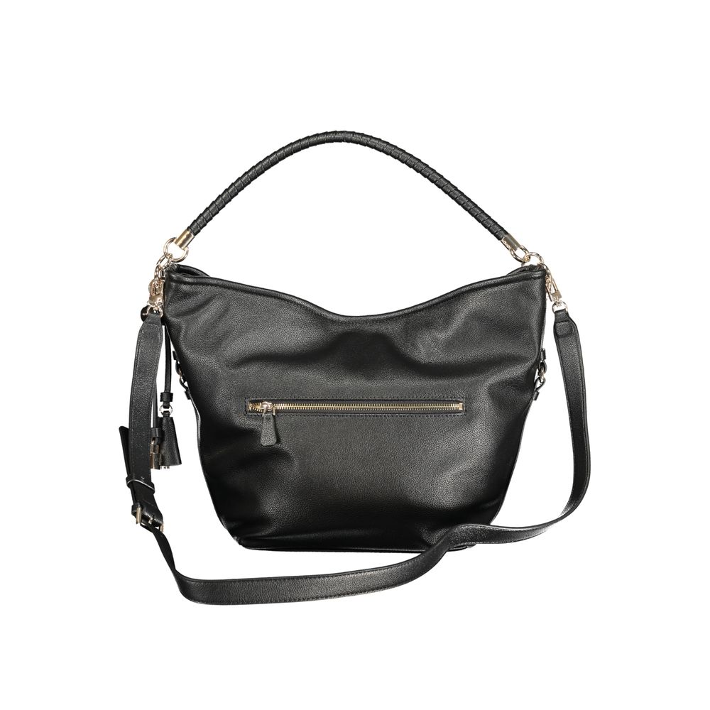 Guess Jeans Nero Polyurethane Women Shoulder Bag