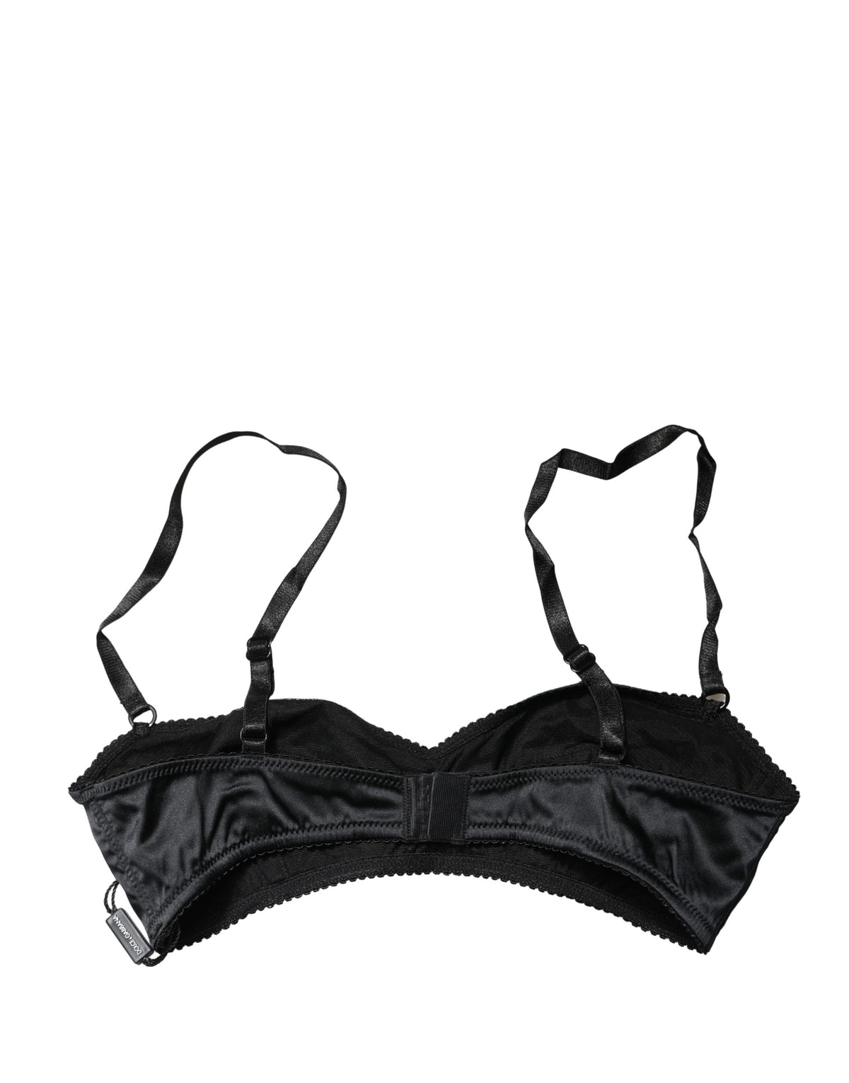 Dolce & Gabbana Black Semi-Pad Underwire Balconette Bra Underwear
