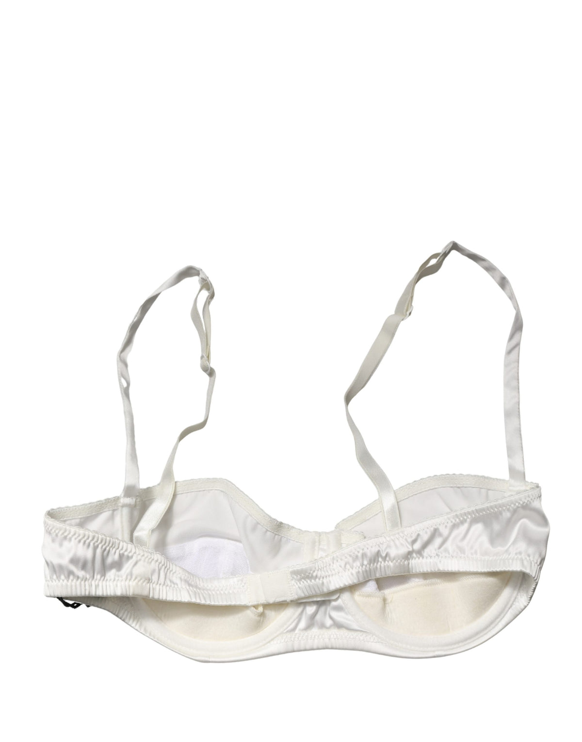 Dolce & Gabbana White Semi-Pad Underwire Balconette Underwear