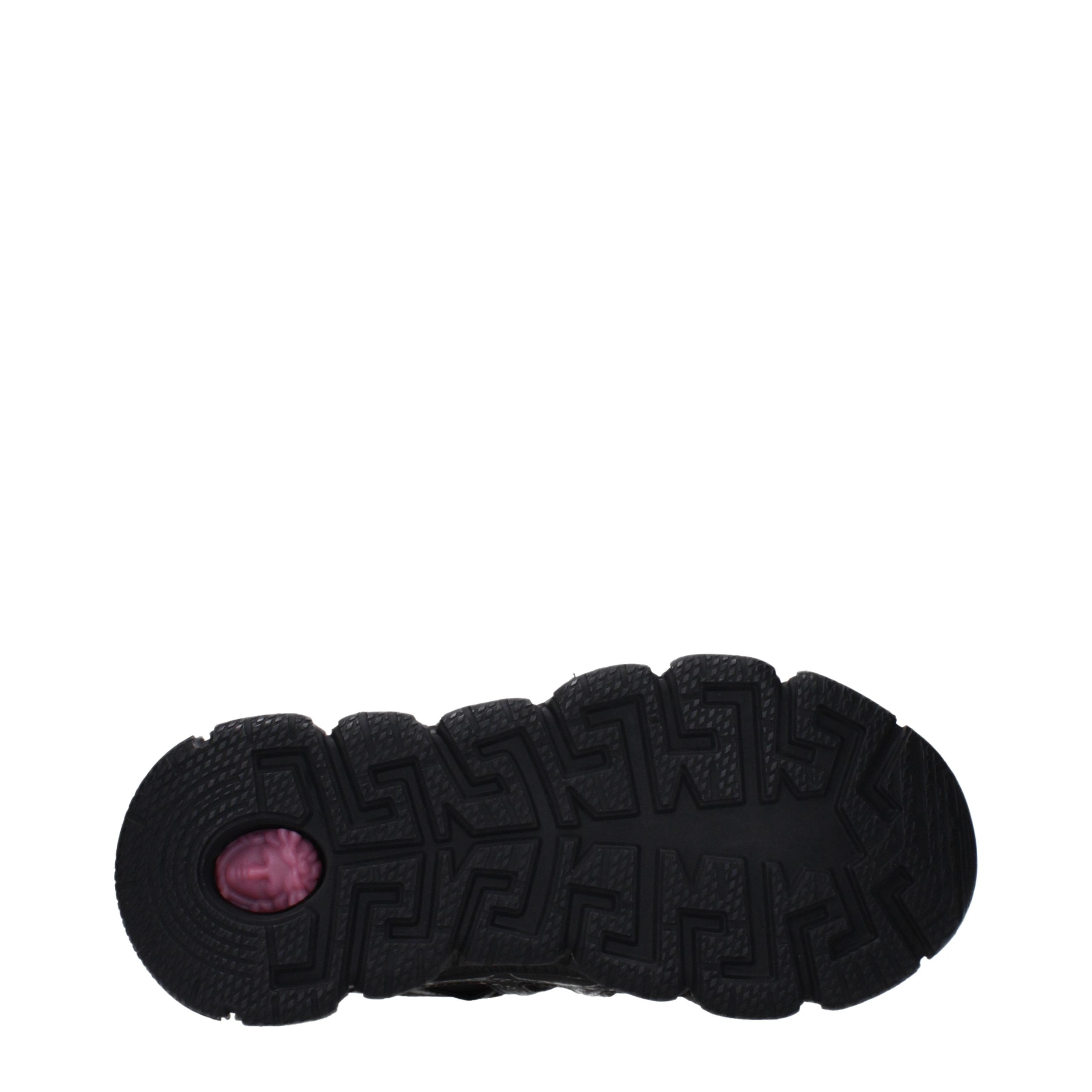 Versace Black Fabric Athletic Sneakers