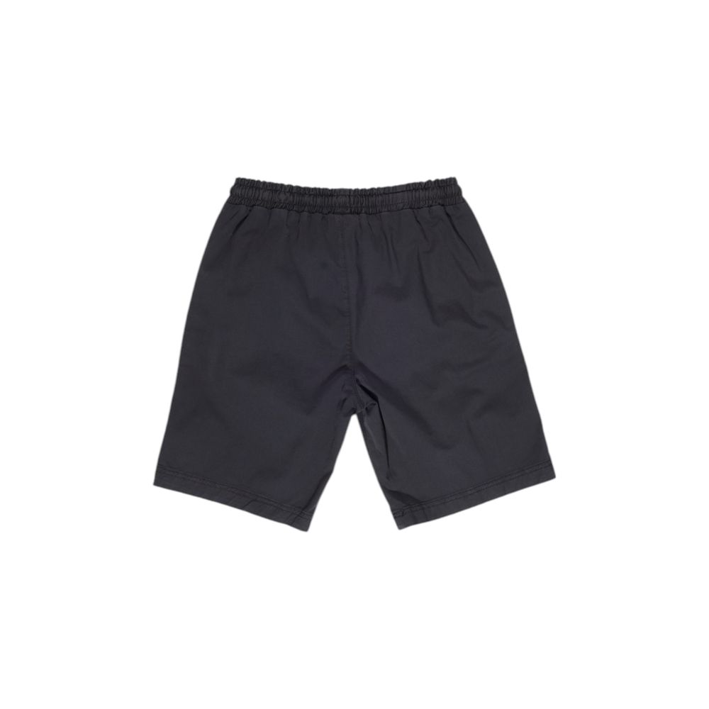 Refrigiwear Black Cotton Bermuda Shorts