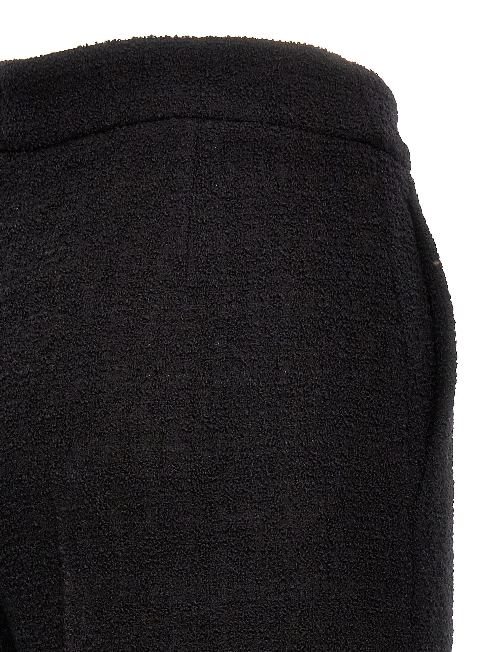 Moschino Black Wool Cropped Pants