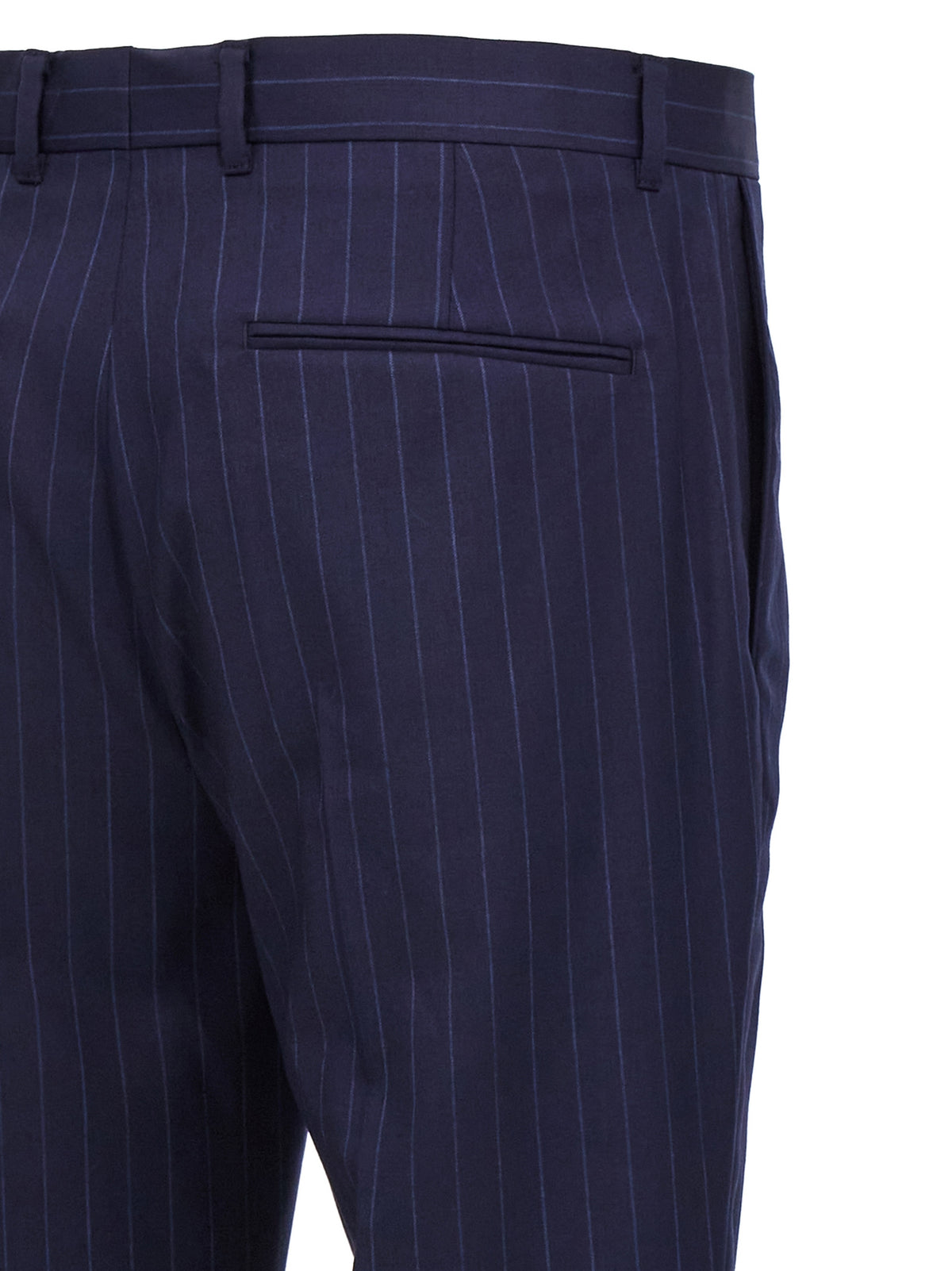 Givenchy Blue Wool Dress Pants