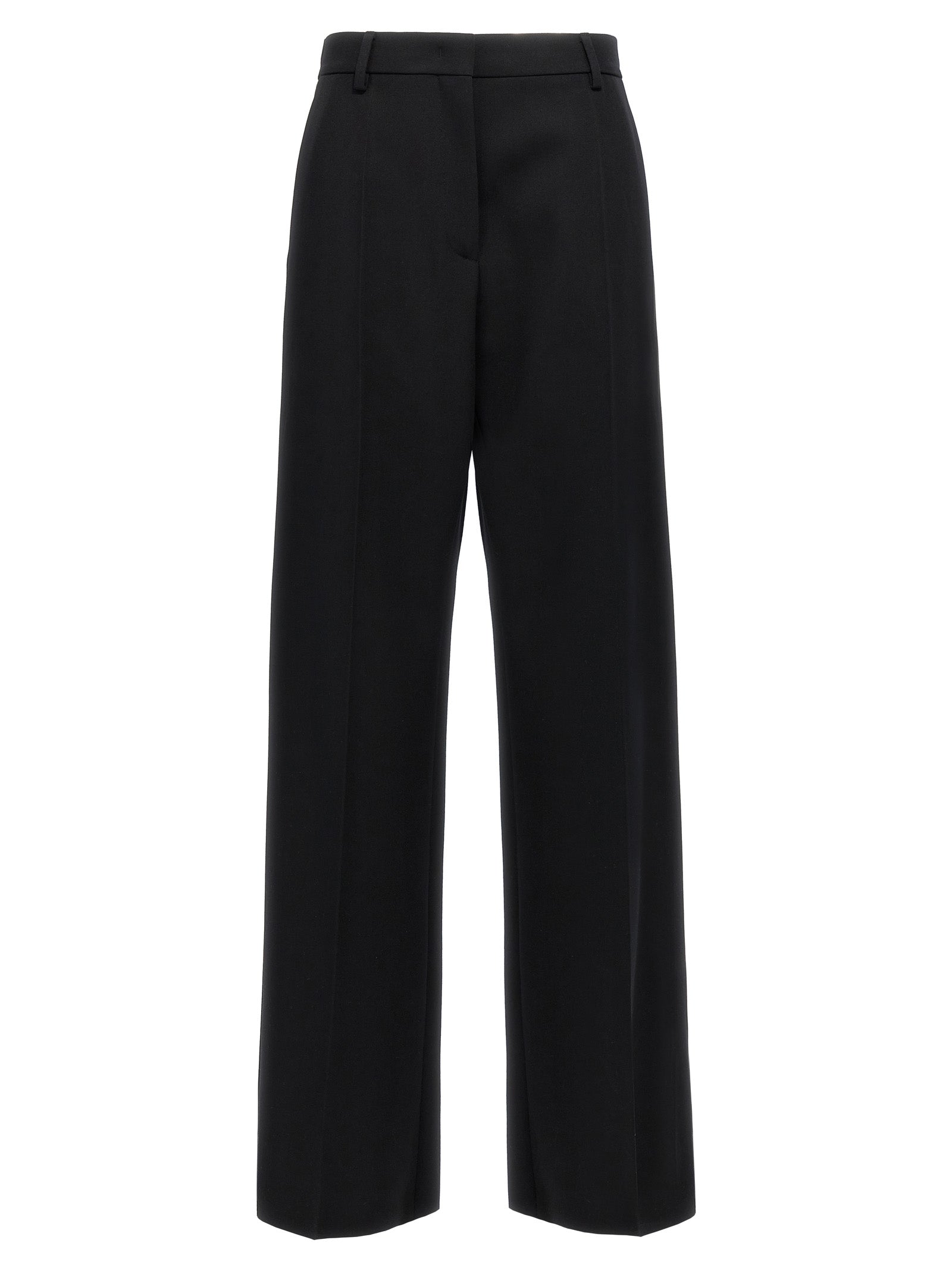 Valentino Garavani Black Virgin Wool Dress Pants