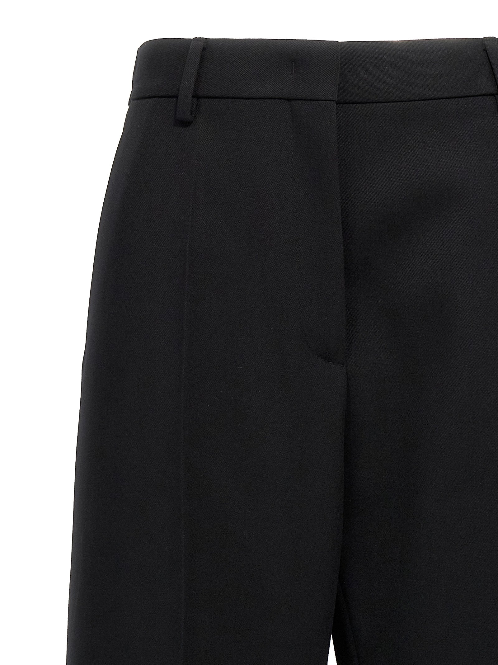 Valentino Garavani Black Virgin Wool Dress Pants