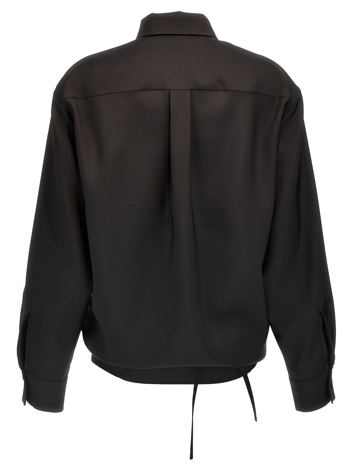 Valentino Garavani Black Wool Blouse