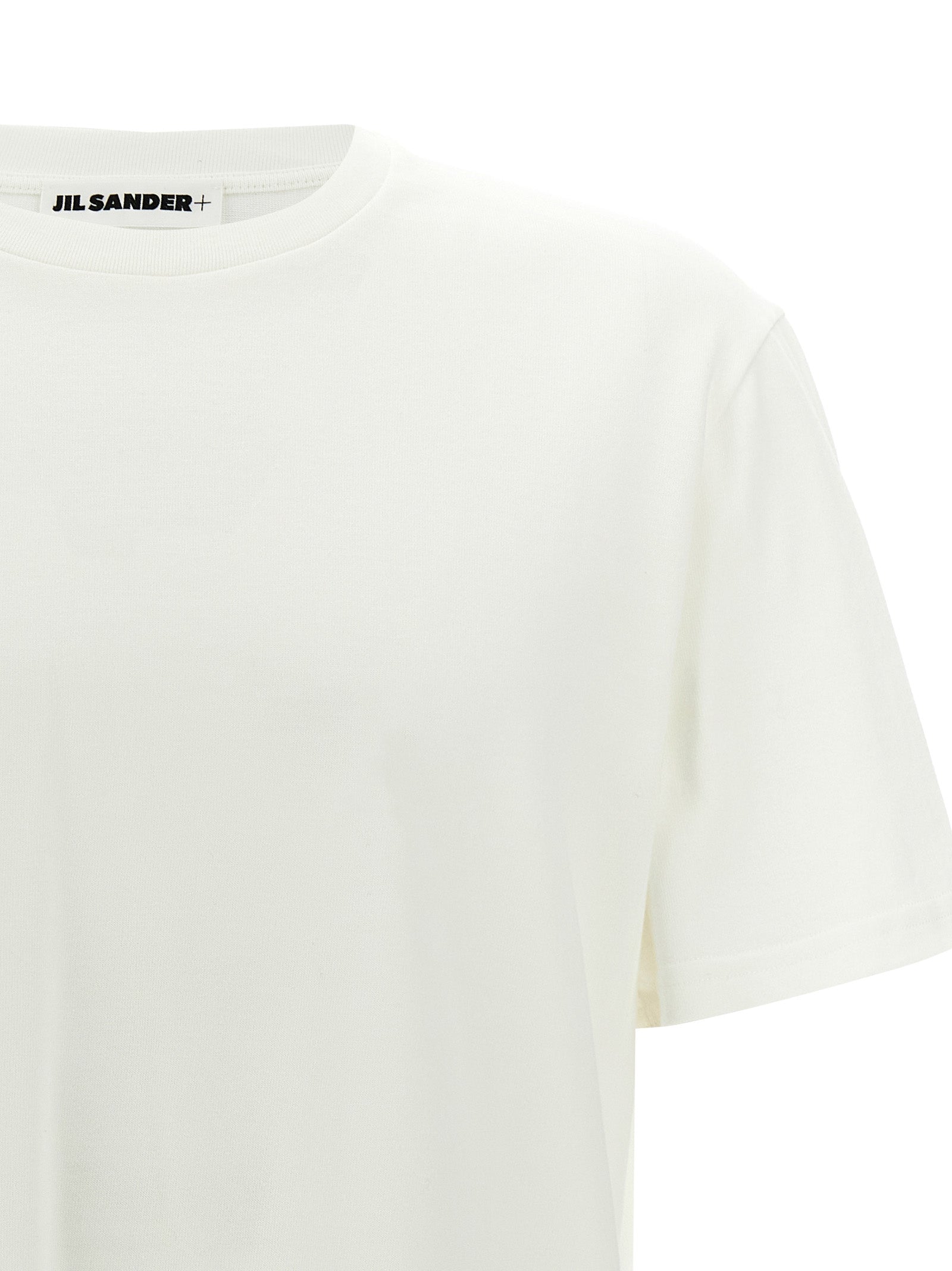 Jil Sander White Cotton T-Shirt