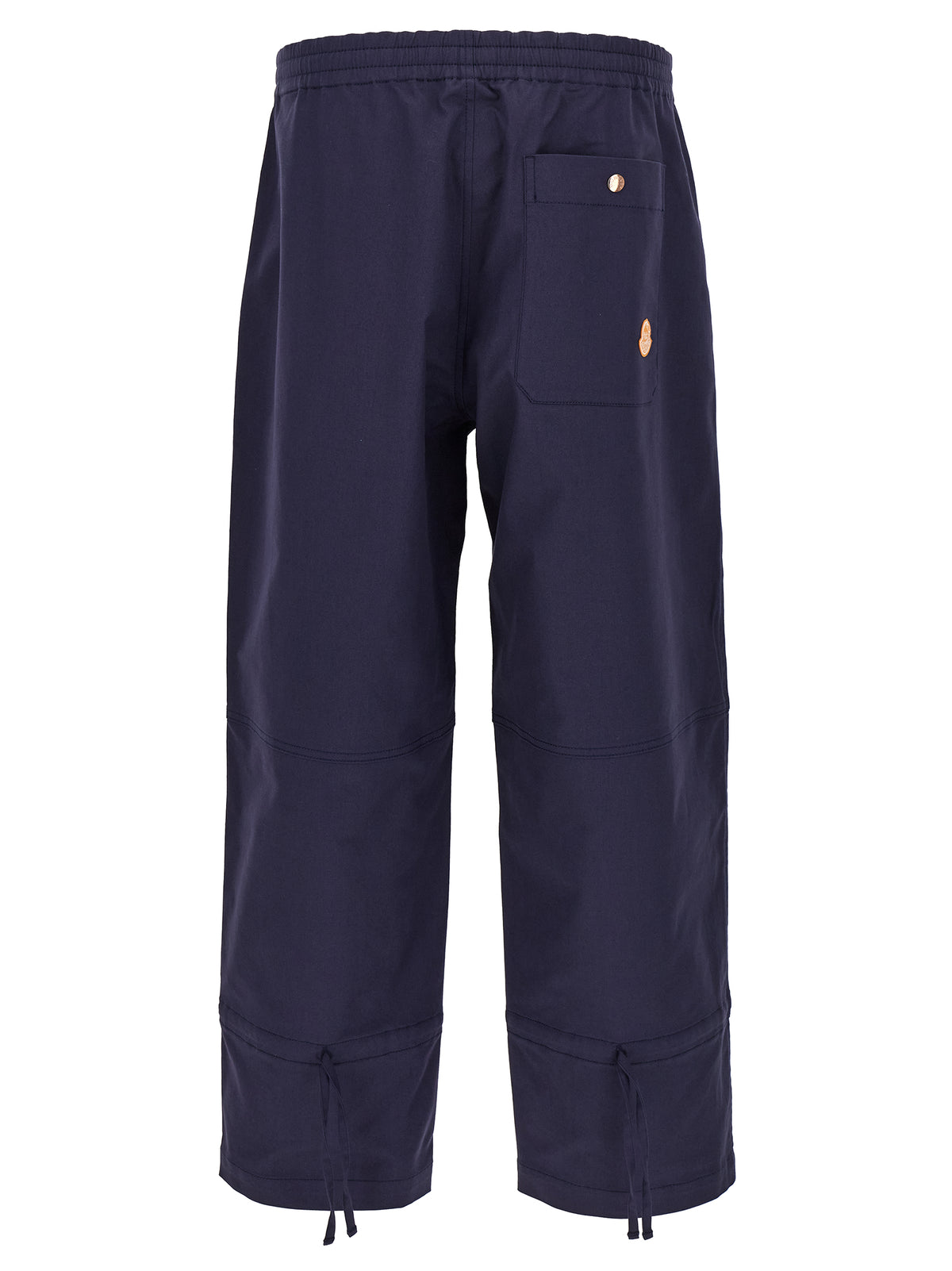 MONCLER GENIUS Blue Cotton Casual Pants
