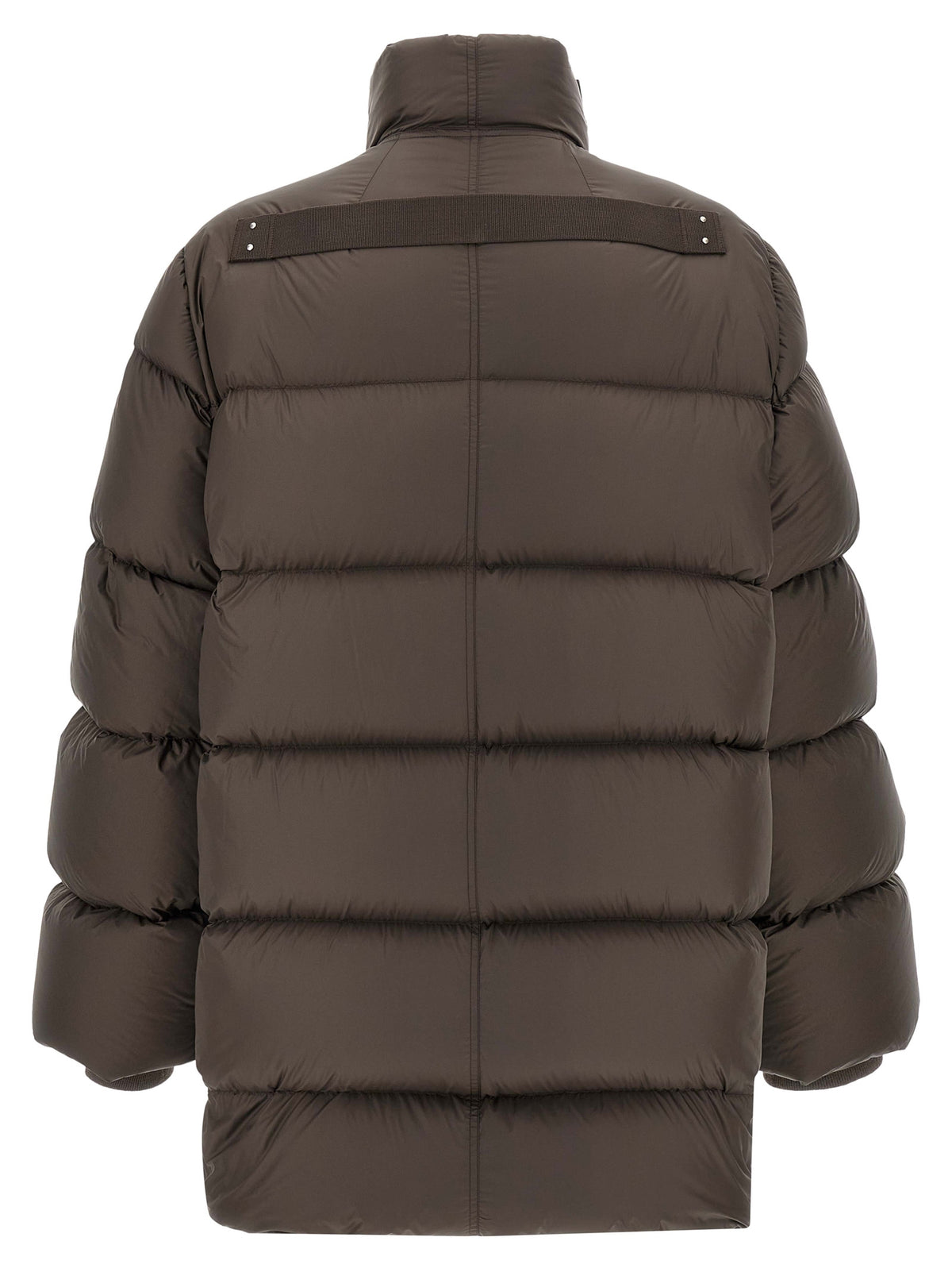 Rick Owens Brown Nylon Full-Length Jacket