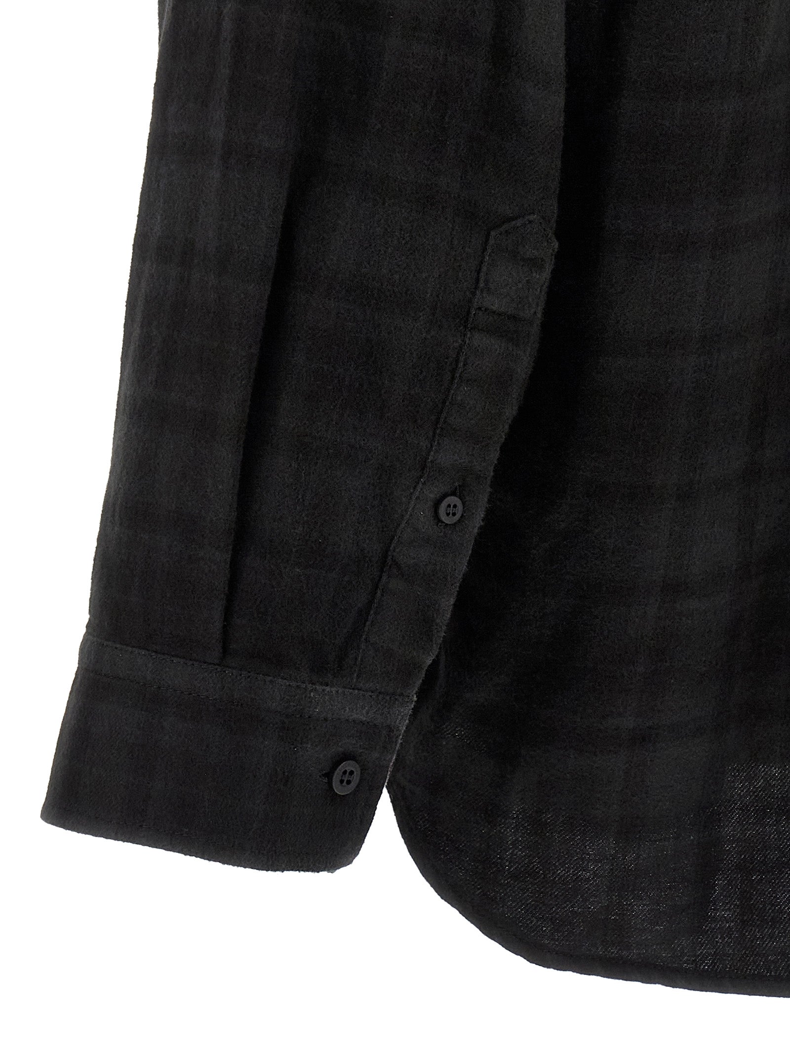Balenciaga Black Cotton Blouse