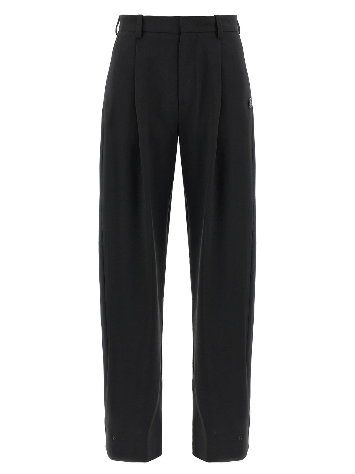 MONCLER GENIUS Black Polyester Dress Pants