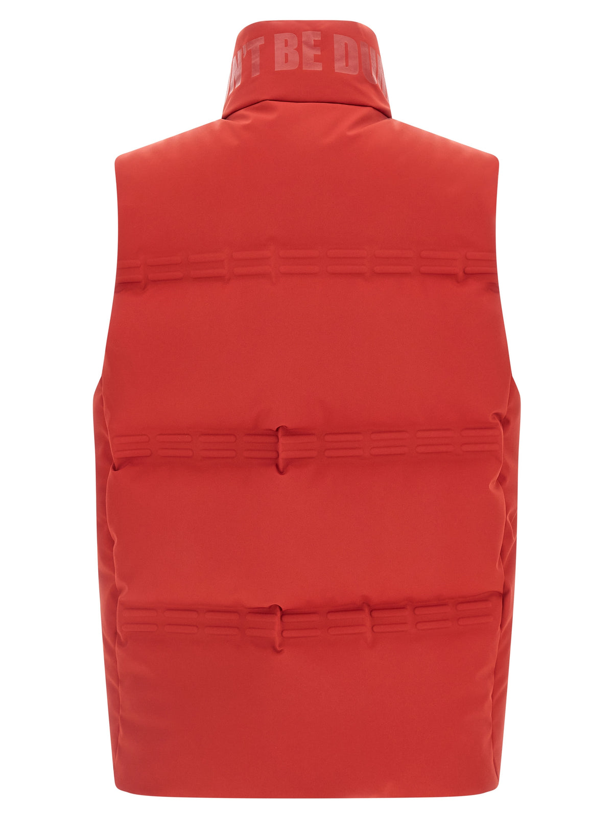 MONCLER GENIUS Red Polyamide Sleeveless Jacket